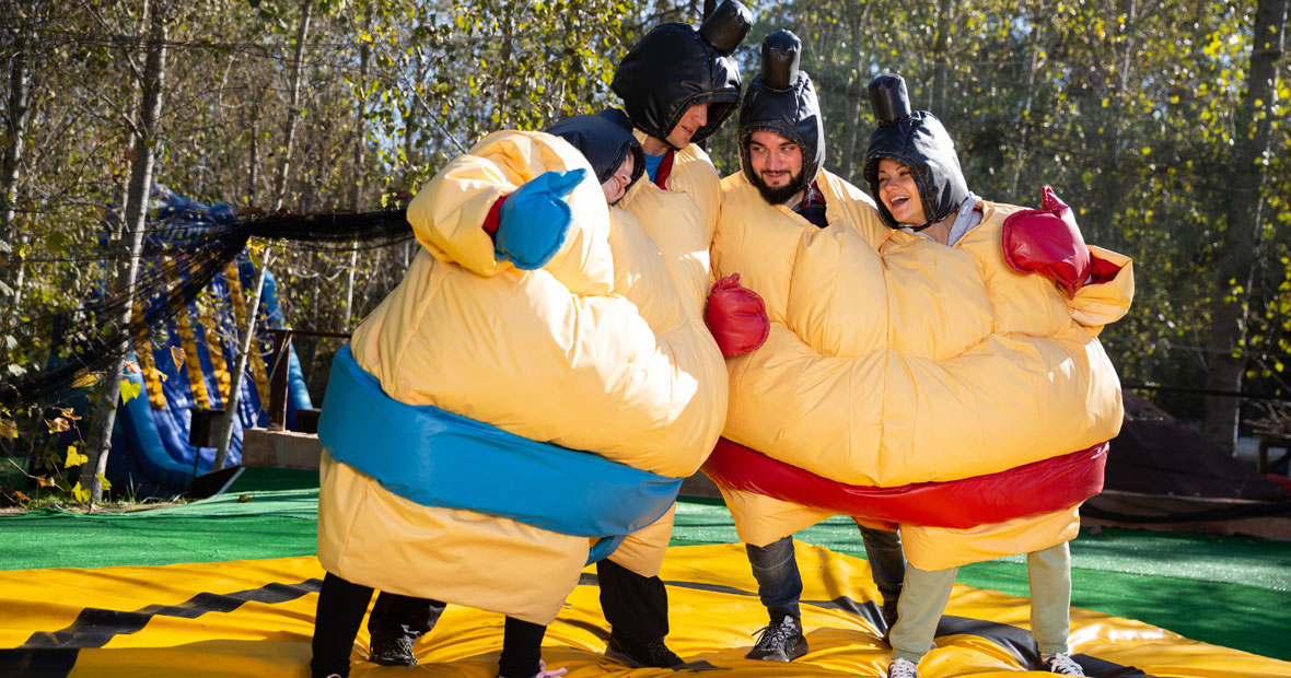 sumo gonflable